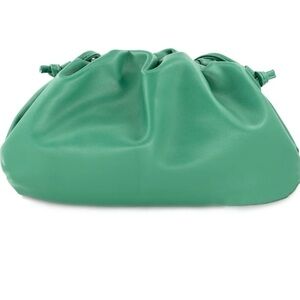 Elegant Green Vegan Women's Clutch
